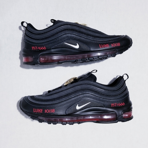 MSCHF x Lil Nas X - Satan Shoes - Size 8.5 - Brand New - Picture 6 of 14